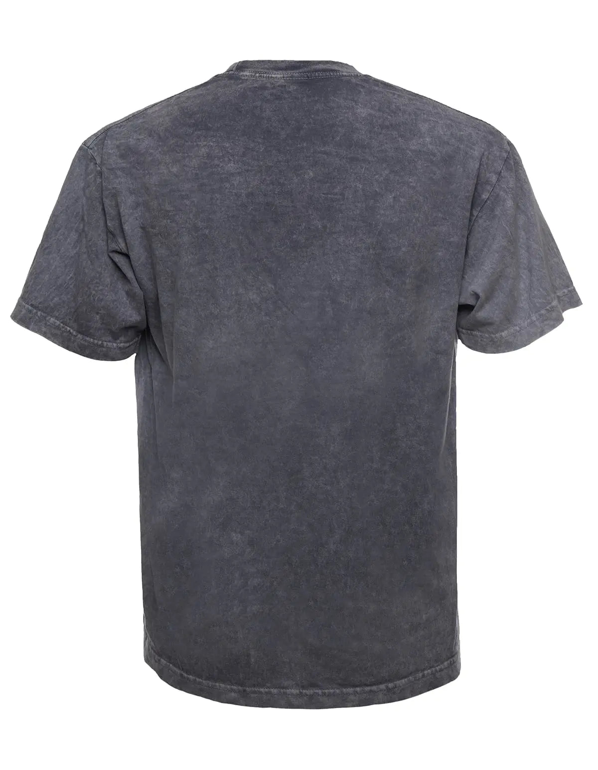 SpectraUSA Mineral Wash Steel T-shirt displayed from the back, featuring a stylish mineral wash finish on a casual tee.