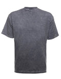 SpectraUSA Mineral Wash Steel T-shirt featuring a front view with a casual, mineral-washed steel-colored fabric.