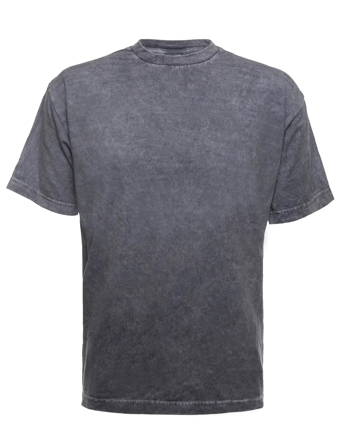 SpectraUSA Mineral Wash Steel T-shirt featuring a front view with a casual, mineral-washed steel-colored fabric.