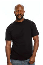 Men's black SpectraUSA Roughneck T-Shirt 1301 featuring a front view with a crew neckline and casual fit.