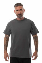 Men's charcoal Roughneck T-Shirt by SpectraUSA, front view showing soft fabric and classic fit.