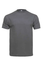 Men's charcoal T-shirt by SpectraUSA, The Roughneck 1301, front view showing classic crew neck and comfortable fit.