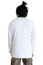 Men's white long sleeve T-shirt by SpectraUSA, Roughneck 1304, featuring a comfortable fit and casual style.