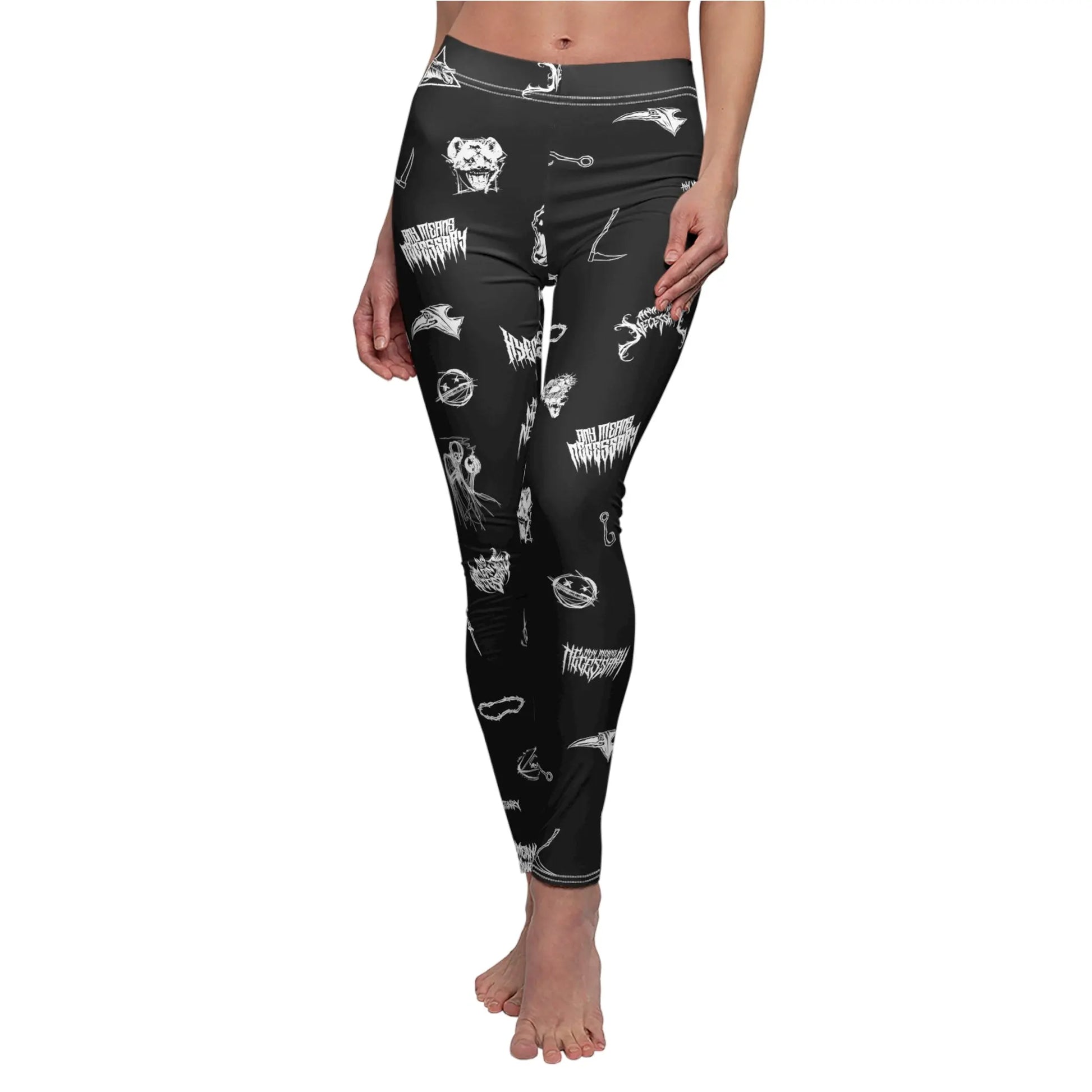 Wingbats Leggings Any Means Necessary Clothing