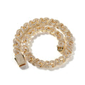 15mm Diamond Geometric Infinity Cuban Chain nowadaysfashion