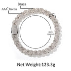 15mm Diamond Geometric Infinity Cuban Chain nowadaysfashion