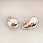 18K Gold Water Drop Earrings Simple Personality Ear Jewelry nowadaysfashion