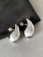 18K Gold Water Drop Earrings Simple Personality Ear Jewelry nowadaysfashion