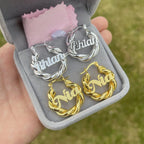 18mm Small Twist Custom Earrings nowadaysfashion