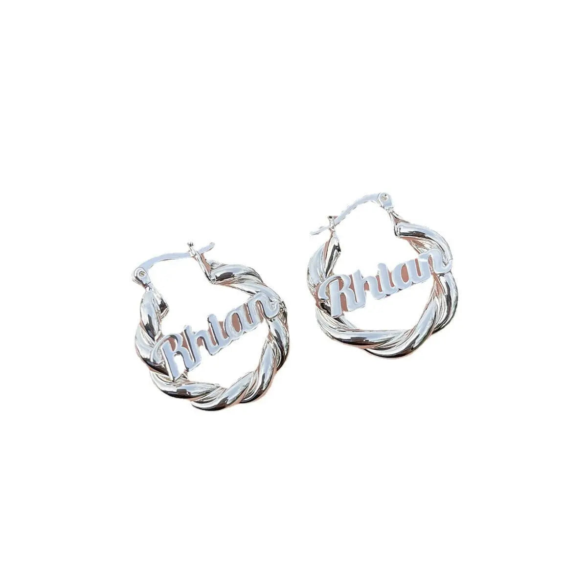 18mm Small Twist Custom Earrings - Blade & Thread