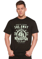 Sail Away Spun Bamboo® Men's Bamboo Viscose/Organic Cotton Short Sleeve Graphic T-Shirt Spun Bamboo