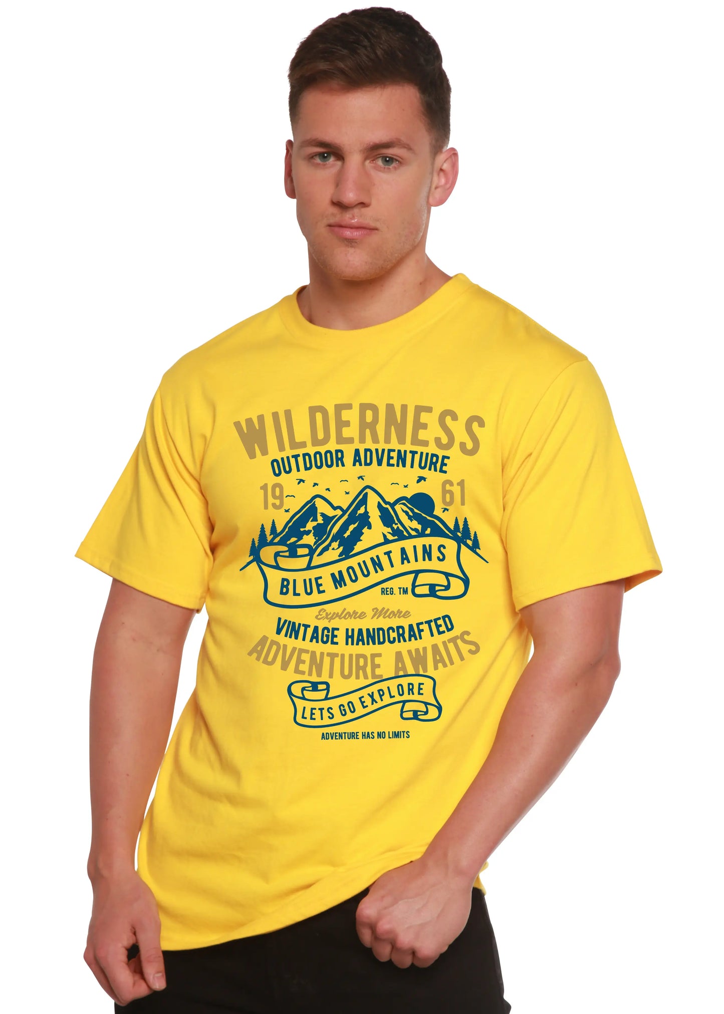 Wilderness Spun Bamboo® Men's Bamboo Viscose/Organic Cotton Short Sleeve Graphic T-Shirt Spun Bamboo