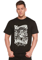 Rockabilly Night Spun Bamboo® Men's Bamboo Viscose/Organic Cotton Short Sleeve Graphic T-Shirt Spun Bamboo