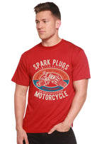 Spark Plugs Spun Bamboo® Men's Bamboo Viscose/Organic Cotton Short Sleeve Graphic T-Shirt Spun Bamboo