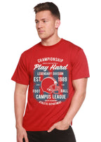 Play Hard Spun Bamboo® Men's Bamboo Viscose/Organic Cotton Short Sleeve Graphic T-Shirt Spun Bamboo