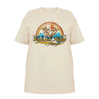 1pcs WHITE Tees Summer Casual Oversized Tee Best Surfing Santa Monica California Womens Retro Style nowadaysfashion