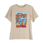 1pcs WHITE Tees Summer Casual Oversized Tee Best Surfing Santa Monica California Womens Retro Style nowadaysfashion