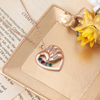 2-5 Names Customized Birthstone Fashion Memorial Heart Necklace nowadaysfashion