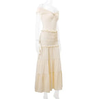 2 Piece Set Women Vacation Ruffle Beach Holiday Outfits nowadaysfashion