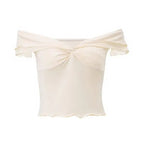 2 Piece Set Women Vacation Ruffle Beach Holiday Outfits nowadaysfashion