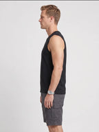 Men's Rib Muscle Tank by SpectraUSA, 2016 style, featuring a sleeveless design with ribbed fabric and athletic fit.