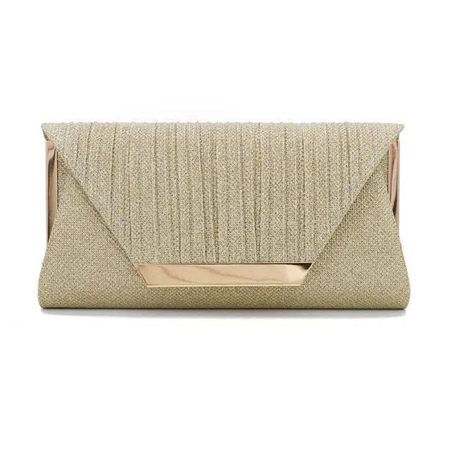 2021 Lady Handbag Party Soft Single Chain Package Cover Type Clutches - Blade & Thread
