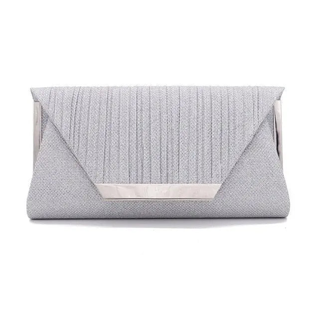 2021 Lady Handbag Party Soft Single Chain Package Cover Type Clutches - Blade & Thread