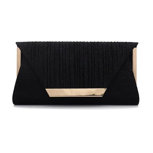 2021 Lady Handbag Party Soft Single Chain Package Cover Type Clutches - Blade & Thread