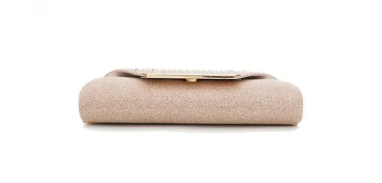 2021 Lady Handbag Party Soft Single Chain Package Cover Type Clutches - Blade & Thread