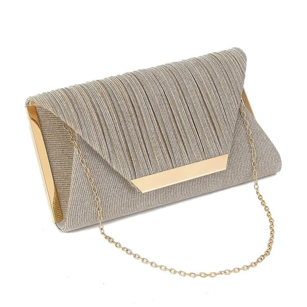 2021 Lady Handbag Party Soft Single Chain Package Cover Type Clutches nowadaysfashion