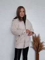 2021 Thick Hooded Down Coat Women Winter Jacket Cotton Long Warm Padded Parka nowadaysfashion