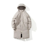 2021 Winter Thick Jacket Solid Ladies Long Coats with  Zippers Hooded Single Breasted Parkas nowadaysfashion