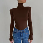 2022 Jumpsuits Women Rompers Sexy Club Hollow Out Backless Bodysuits Casual Long Sleeve Solid Slim nowadaysfashion