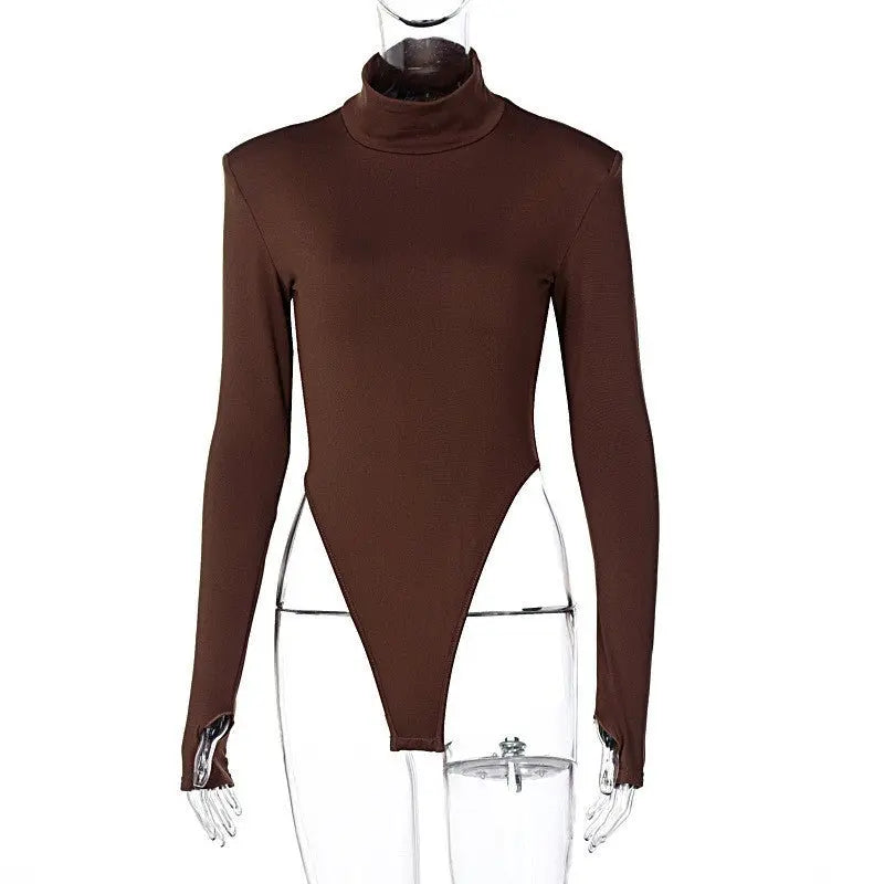 2022 Jumpsuits Women Rompers Sexy Club Hollow Out Backless Bodysuits Casual Long Sleeve Solid Slim - Blade & Thread