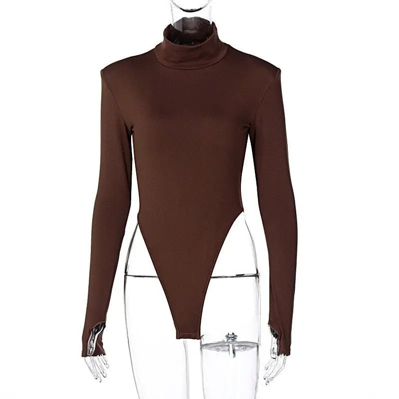 2022 Jumpsuits Women Rompers Sexy Club Hollow Out Backless Bodysuits Casual Long Sleeve Solid Slim - Blade & Thread
