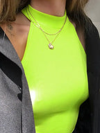 2022 Neon Green Red Orange Sexy Bodysuit Summer Clothes for Women Casual Streetwear Jumpsuits nowadaysfashion