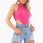 2022 Neon Green Red Orange Sexy Bodysuit Summer Clothes for Women Casual Streetwear Jumpsuits nowadaysfashion