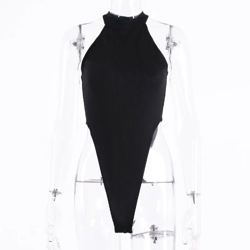 2022 Neon Green Red Orange Sexy Bodysuit Summer Clothes for Women Casual Streetwear Jumpsuits - Blade & Thread
