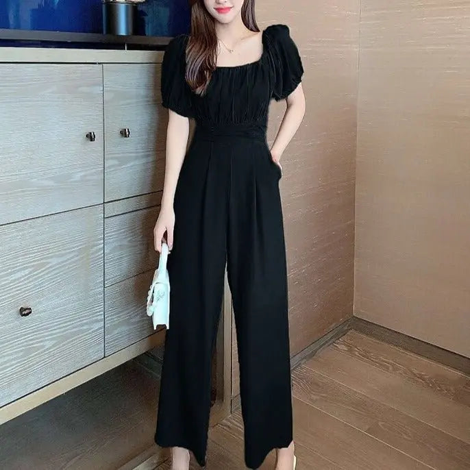 2022 Women's Jumpsuit Rompers Long Wide Leg Sexy Pants for Women Summer nowadaysfashion