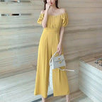 2022 Women's Jumpsuit Rompers Long Wide Leg Sexy Pants for Women Summer nowadaysfashion