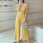 2022 Women's Jumpsuit Rompers Long Wide Leg Sexy Pants for Women Summer nowadaysfashion