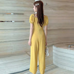 2022 Women's Jumpsuit Rompers Long Wide Leg Sexy Pants for Women Summer nowadaysfashion