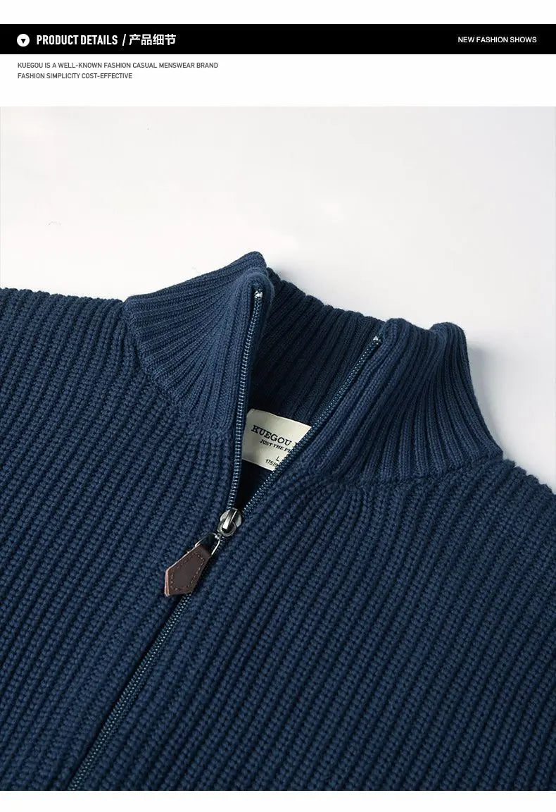 2024 half-high collar zipper sweater nowadaysfashion