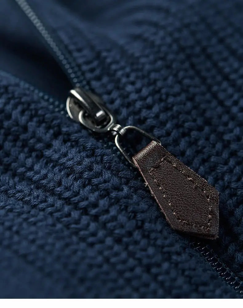 2024 half-high collar zipper sweater nowadaysfashion