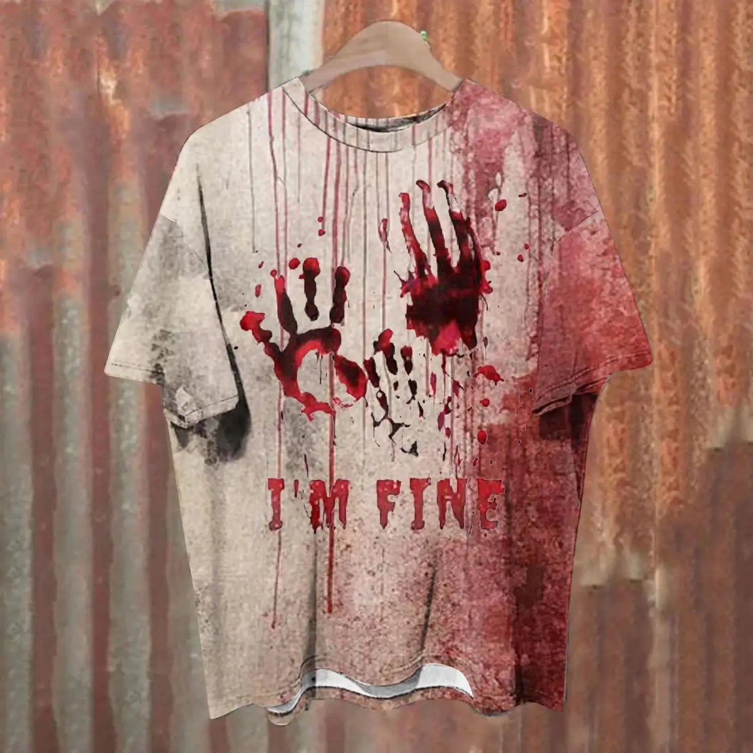 2024 Halloween trendy men's short sleeves nowadaysfashion