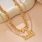 2024 number and letter two necklace set nowadaysfashion