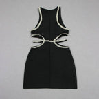 2024 spring and summer waistless exquisite rhinestone flower dress nowadaysfashion
