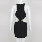 2024 spring and summer waistless exquisite rhinestone flower dress nowadaysfashion