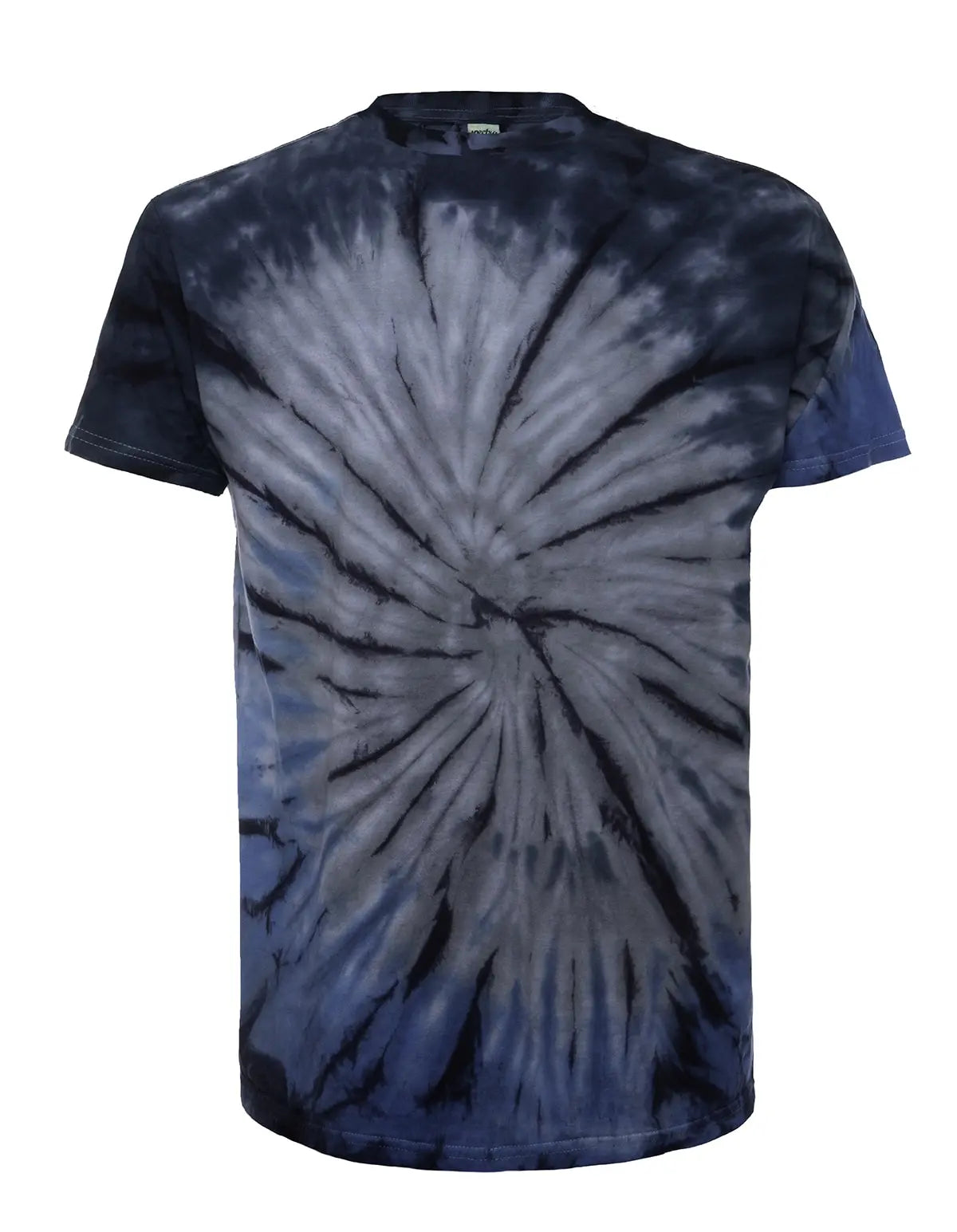 SpectraUSA Surf Spiral Tie Dye T-shirt featuring a colorful spiral design on the front, casual and vibrant beachwear tee.