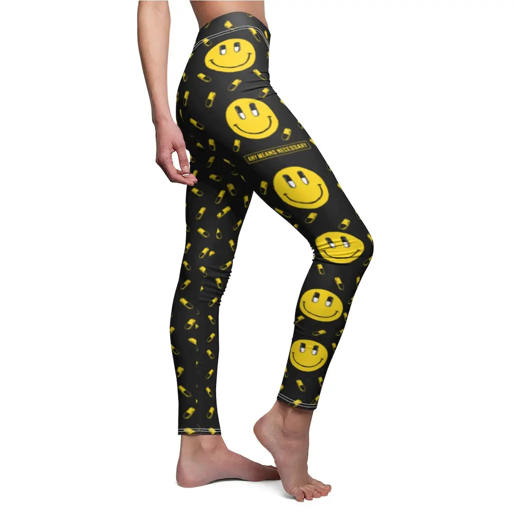 Happy Pills Leggings Any Means Necessary Clothing